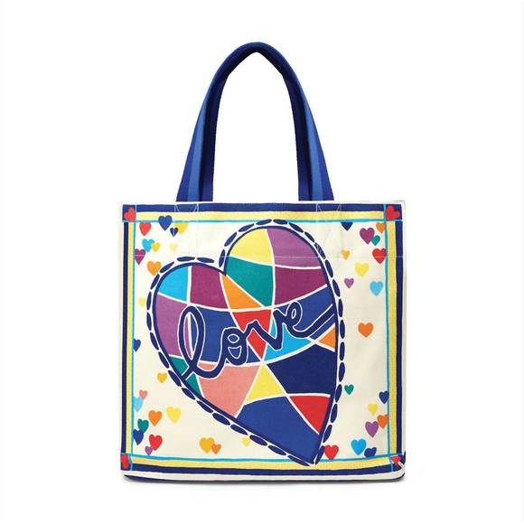 NEW BRIGHTON women's cherished love tote bag in multi - Picture 3 of 4